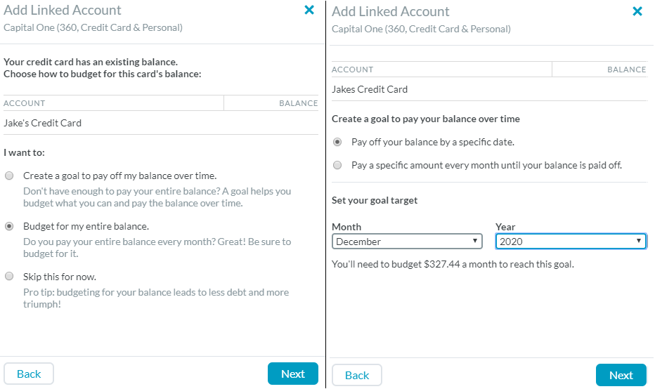 YNAB Add Account